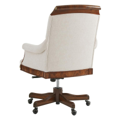 ,MY SHOP,Classic Swivel Office Chair with Wooden Frame and Upholstered Seat,foshan furniture factory,custom Furniture factory,china furniture factory