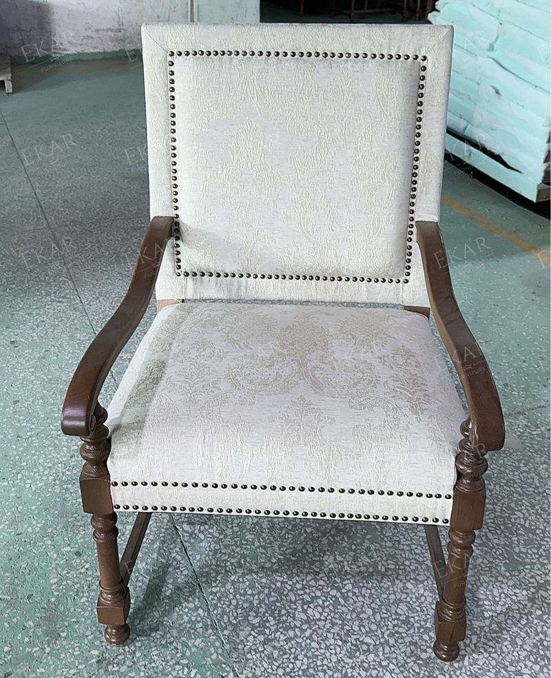 Classic Wooden Dining Chair with Upholstered Seat for Traditional Dining Rooms,EKAR FURNITURE CO.,LTD,Classic Wooden Dining Chair with Upholstered Seat for Traditional Dining Rooms,foshan furniture factory,custom Furniture factory,china furniture factory