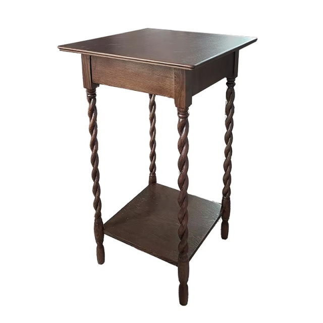 ,MY SHOP,Classic Solid Wood Square Corner Side Table for Living Rooms,foshan furniture factory,custom Furniture factory,china furniture factory