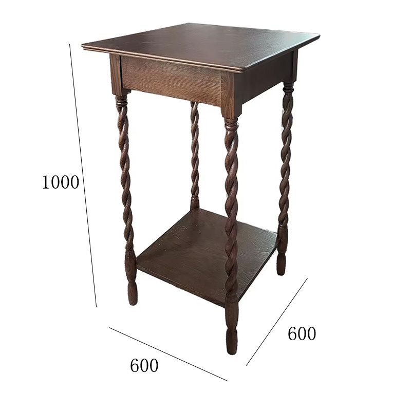 Classic Solid Wood Square Corner Side Table for Living Rooms,EKAR FURNITURE CO.,LTD,Classic Solid Wood Square Corner Side Table for Living Rooms,foshan furniture factory,custom Furniture factory,china furniture factory