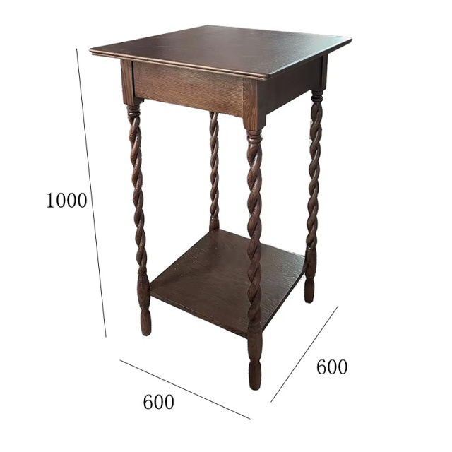,MY SHOP,Classic Solid Wood Square Corner Side Table for Living Rooms,foshan furniture factory,custom Furniture factory,china furniture factory