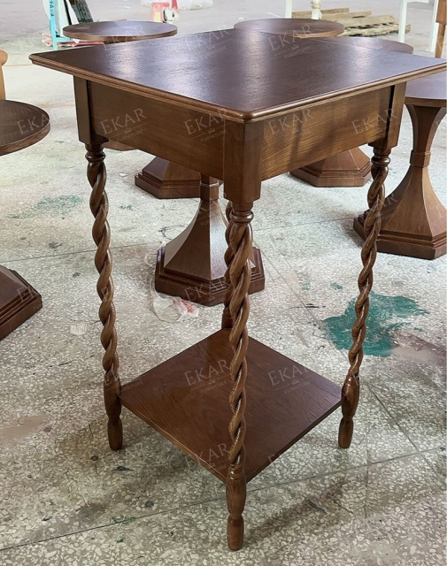 ,MY SHOP,Classic Solid Wood Square Corner Side Table for Living Rooms,foshan furniture factory,custom Furniture factory,china furniture factory
