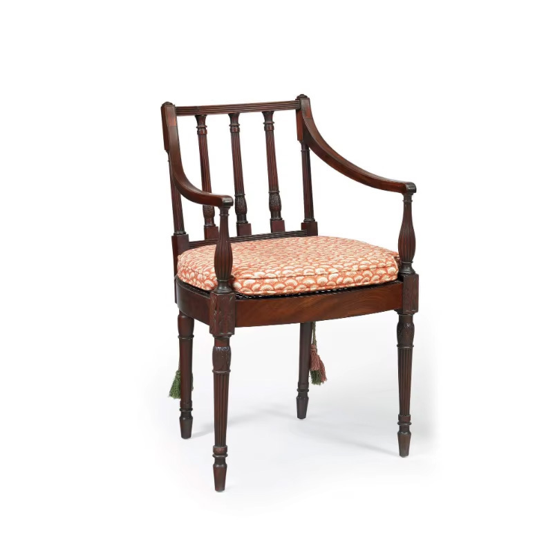 Classic Wooden Dining Chair with Upholstered Seat for Traditional Dining Rooms,EKAR FURNITURE CO.,LTD,Classic Wooden Dining Chair with Upholstered Seat for Traditional Dining Rooms,foshan furniture factory,custom Furniture factory,china furniture factory