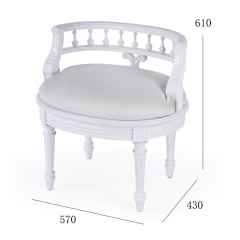 ,MY SHOP,Classic Wooden Backrest Stool for Traditional Living Room Seating,foshan furniture factory,custom Furniture factory,china furniture factory