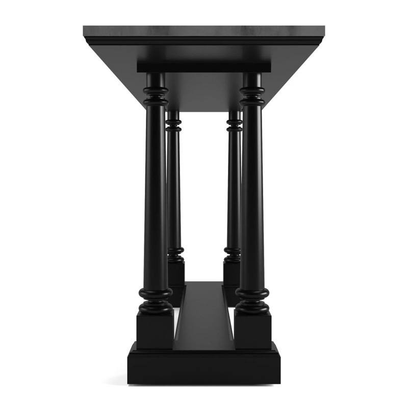 Console Table with Marble Top and Wooden Base for Entryways,EKAR FURNITURE CO.,LTD,Console Table with Marble Top and Wooden Base for Entryways,foshan furniture factory,custom Furniture factory,china furniture factory