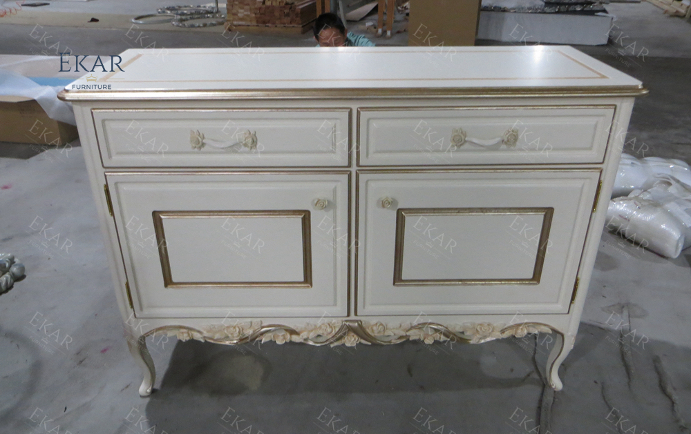 Ivory White Chest of Drawers,EKAR FURNITURE CO.,LTD,,foshan furniture factory,custom Furniture factory,china furniture factory