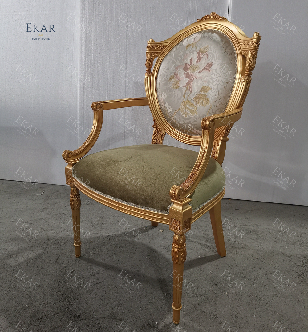Purchase Dining Room Golden Small Arm Chair,EKAR FURNITURE CO.,LTD,Purchase Dining Room Golden Small Arm Chair  - Ekar Furniture,foshan furniture factory,custom Furniture factory,china furniture factory