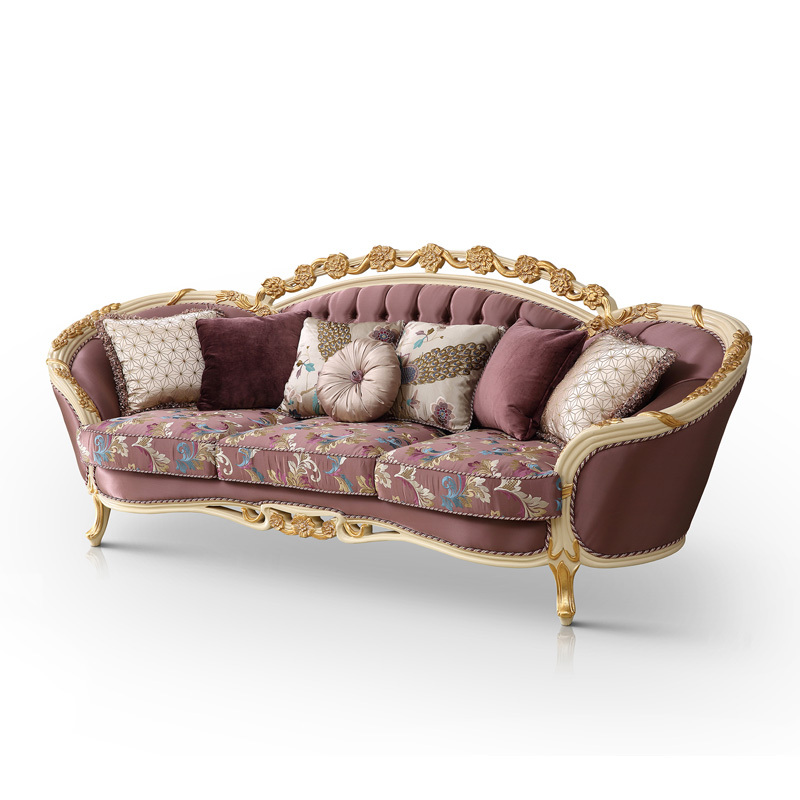 Wooden Living Room Furniture French Sofa Classic Seat Sofa Set,EKAR FURNITURE CO.,LTD,Wooden Living Room Furniture French Sofa Classic Seat Sofa Set,foshan furniture factory,custom Furniture factory,china furniture factory