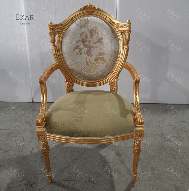 ,MY SHOP,Purchase Dining Room Golden Small Arm Chair  - Ekar Furniture,foshan furniture factory,custom Furniture factory,china furniture factory