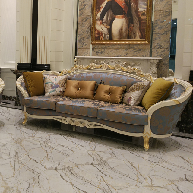 ,MY SHOP,Wooden Living Room Furniture French Sofa Classic Seat Sofa Set,foshan furniture factory,custom Furniture factory,china furniture factory