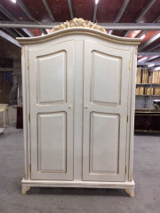 ,MY SHOP,French Style Wooden Wardrobe with Carved Details and Spacious Storage,foshan furniture factory,custom Furniture factory,china furniture factory