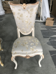 ,MY SHOP,Dining Room Furniture Comfortable Khaki White Armless Chair  - Ekar Furniture,foshan furniture factory,custom Furniture factory,china furniture factory