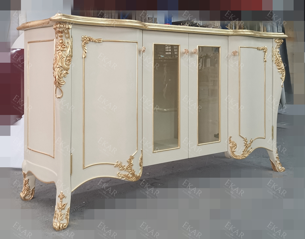 Hotsale Antique Queen Style Sideboard Meals Side,EKAR FURNITURE CO.,LTD,Hotsale Antique Queen Style Sideboard Meals Side,foshan furniture factory,custom Furniture factory,china furniture factory