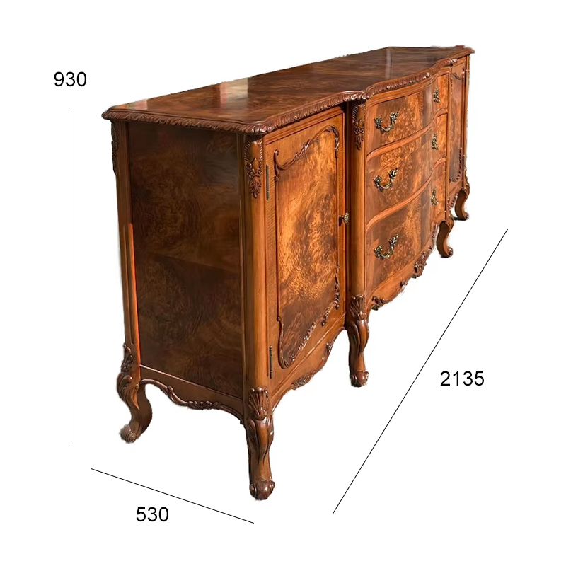 Classic Solid Wood Sideboard for Dining Room,EKAR FURNITURE CO.,LTD,Classic Solid Wood Sideboard for Dining Room,foshan furniture factory,custom Furniture factory,china furniture factory