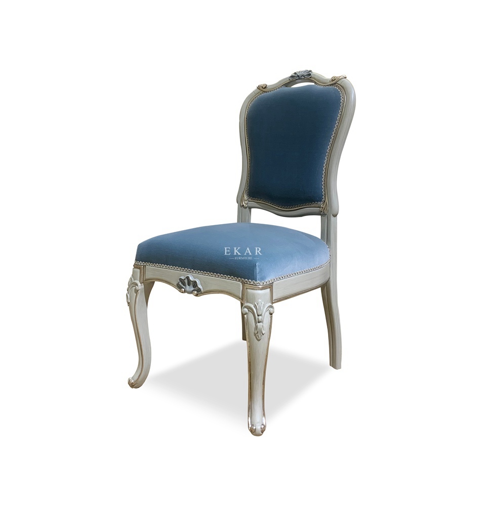 Elegant French Upholstered Dining Chair,EKAR FURNITURE CO.,LTD,Elegant French Upholstered Dining Chair,foshan furniture factory,custom Furniture factory,china furniture factory