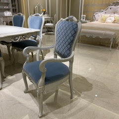 Elegant French Upholstered Dining Chair,EKAR FURNITURE CO.,LTD,Elegant French Upholstered Dining Chair,foshan furniture factory,custom Furniture factory,china furniture factory