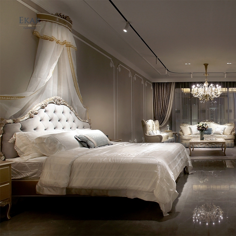 Classic bedroom decoration bed curtain frame,EKAR FURNITURE CO.,LTD,Classic bedroom decoration bed curtain frame,foshan furniture factory,custom Furniture factory,china furniture factory