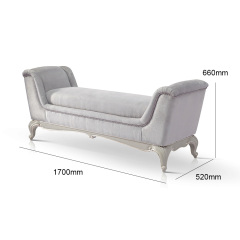 ,MY SHOP,Italian classic Furniture Antique Bedroom Bench Bed Stools Bedroom Ottoman Furniture,foshan furniture factory,custom Furniture factory,china furniture factory