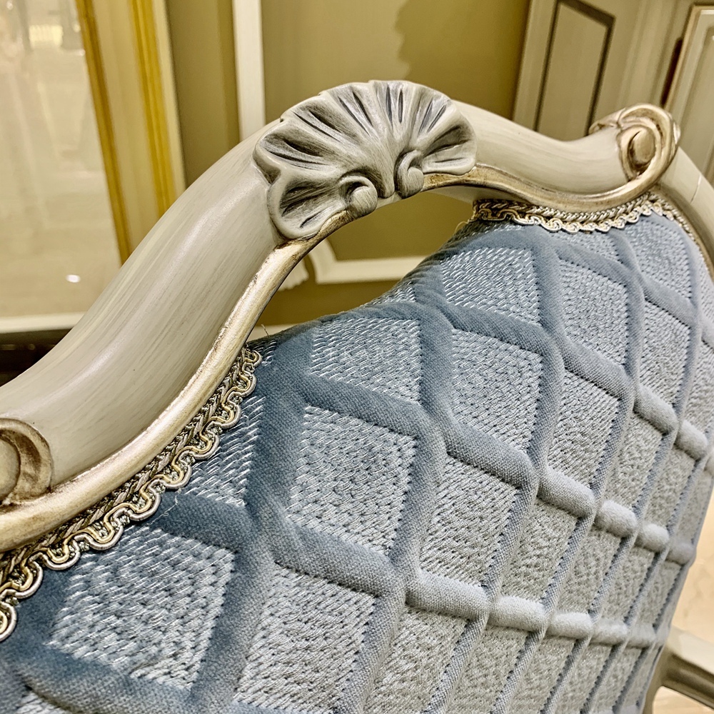 Elegant French Upholstered Dining Chair,EKAR FURNITURE CO.,LTD,Elegant French Upholstered Dining Chair,foshan furniture factory,custom Furniture factory,china furniture factory