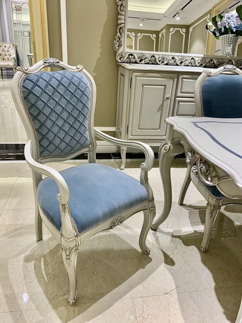 Elegant French Upholstered Dining Chair,EKAR FURNITURE CO.,LTD,Elegant French Upholstered Dining Chair,foshan furniture factory,custom Furniture factory,china furniture factory