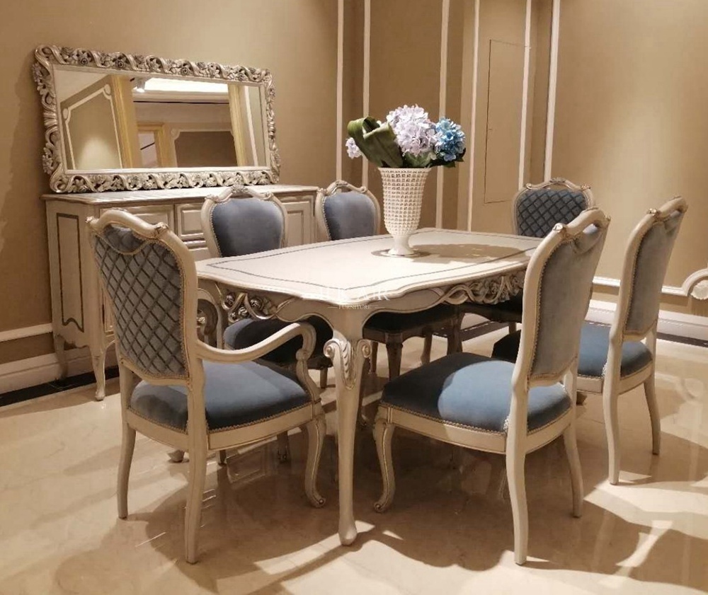 Elegant French Upholstered Dining Chair,EKAR FURNITURE CO.,LTD,Elegant French Upholstered Dining Chair,foshan furniture factory,custom Furniture factory,china furniture factory