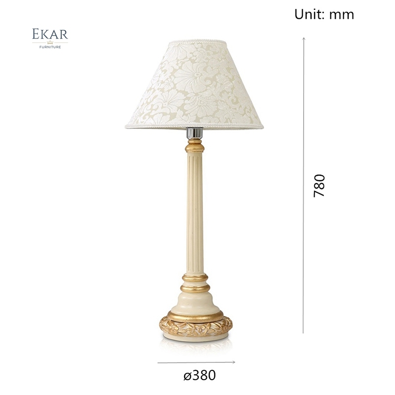 Classic Table Lamp with Fabric Shade for Multiple Spaces,EKAR FURNITURE CO.,LTD,Classic Table Lamp with Fabric Shade for Multiple Spaces,foshan furniture factory,custom Furniture factory,china furniture factory
