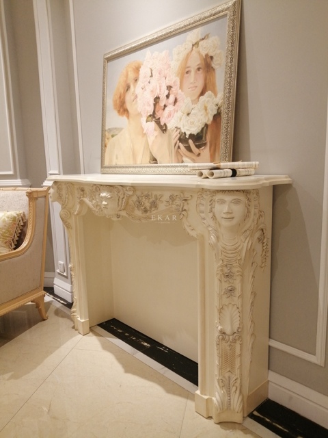 ,MY SHOP,Classic Fireplace with Decorative Mantel for Living Room or Dining Area,foshan furniture factory,custom Furniture factory,china furniture factory