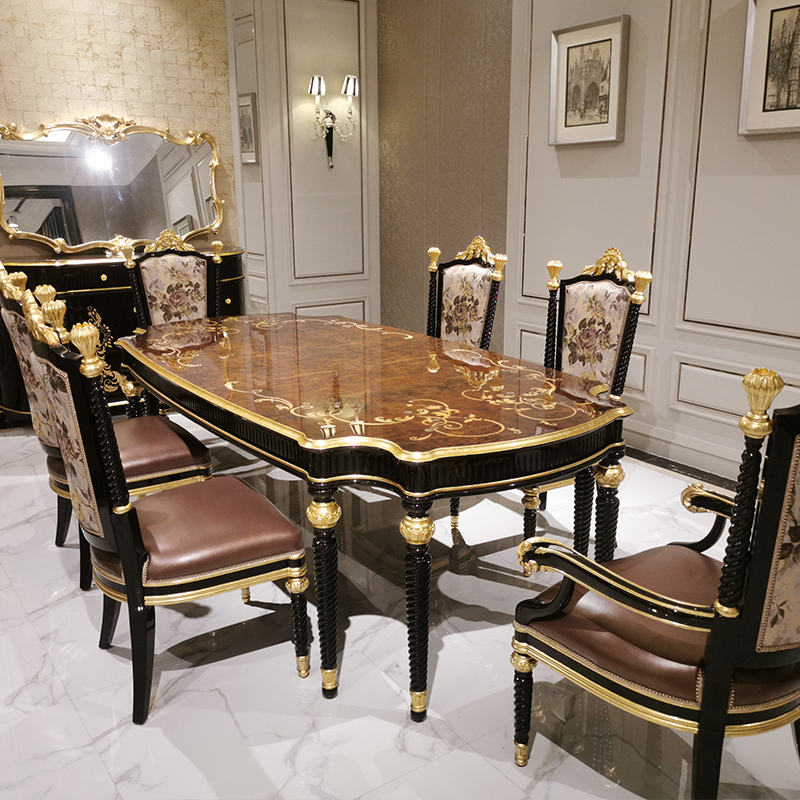 Classic Solid Wood Dining Table with Extendable Design,EKAR FURNITURE CO.,LTD,Classic Solid Wood Dining Table with Extendable Design,foshan furniture factory,custom Furniture factory,china furniture factory
