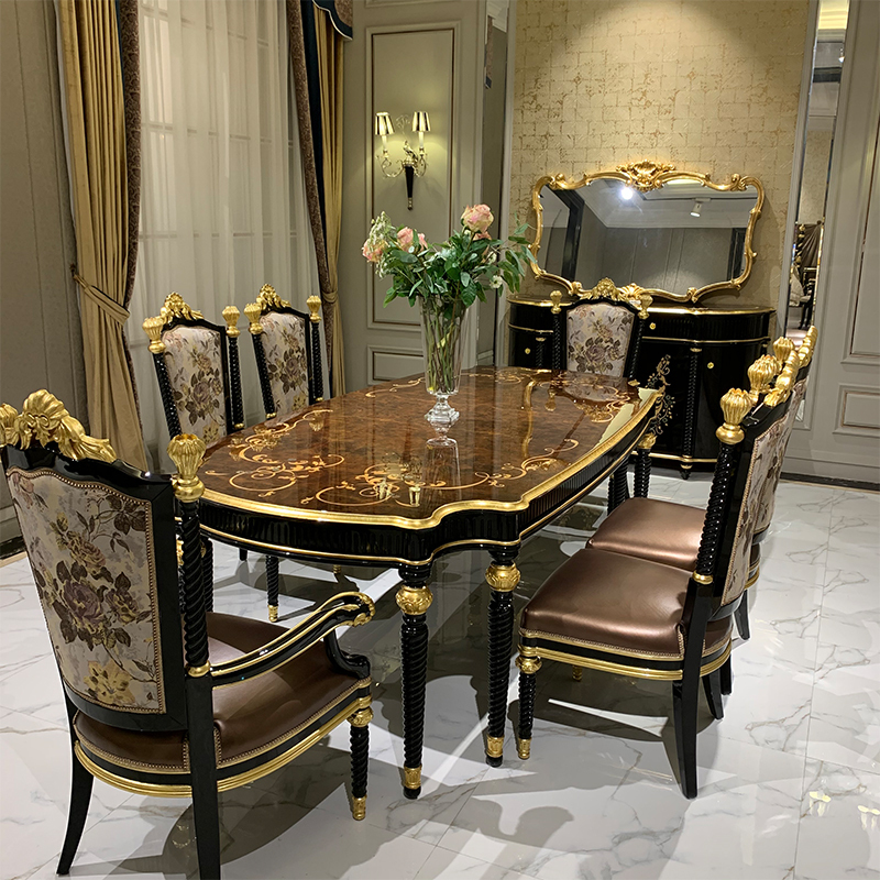 Classic Solid Wood Dining Table with Extendable Design,EKAR FURNITURE CO.,LTD,Classic Solid Wood Dining Table with Extendable Design,foshan furniture factory,custom Furniture factory,china furniture factory