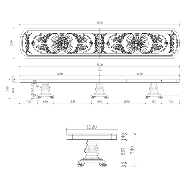 ,MY SHOP,French Classic Dining Table Stylish Long Dining Room Table,foshan furniture factory,custom Furniture factory,china furniture factory