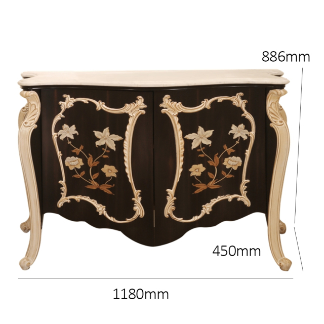 ,MY SHOP,French Classic Entryway Cabinet Functional Foyer Storage,foshan furniture factory,custom Furniture factory,china furniture factory