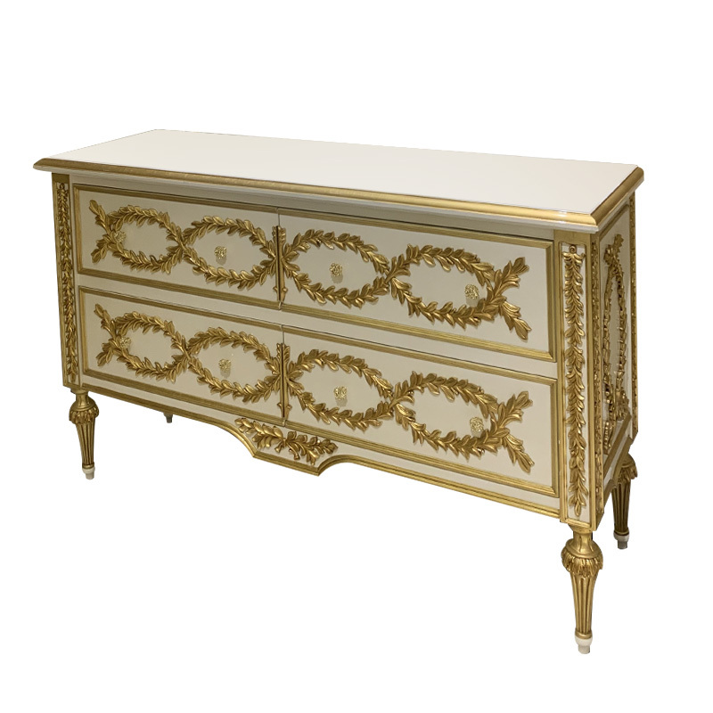 French Classic Solid Wood Sideboard with Carved Details for Dining & Living Room,EKAR FURNITURE CO.,LTD,French Classic Solid Wood Sideboard with Carved Details for Dining & Living Room,foshan furniture factory,custom Furniture factory,china furniture factory