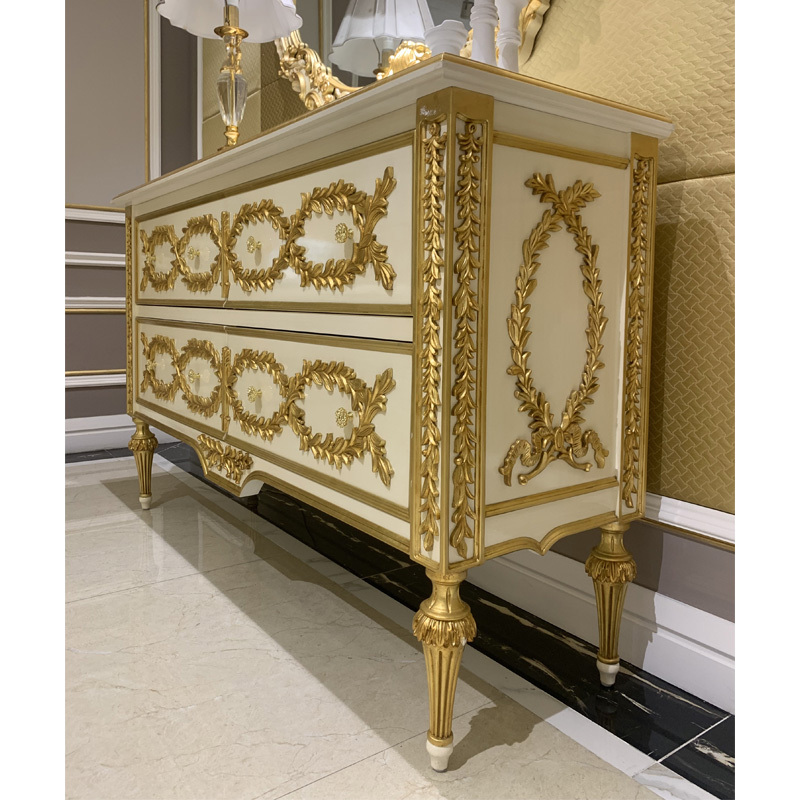 French Classic Solid Wood Sideboard with Carved Details for Dining & Living Room,EKAR FURNITURE CO.,LTD,French Classic Solid Wood Sideboard with Carved Details for Dining & Living Room,foshan furniture factory,custom Furniture factory,china furniture factory
