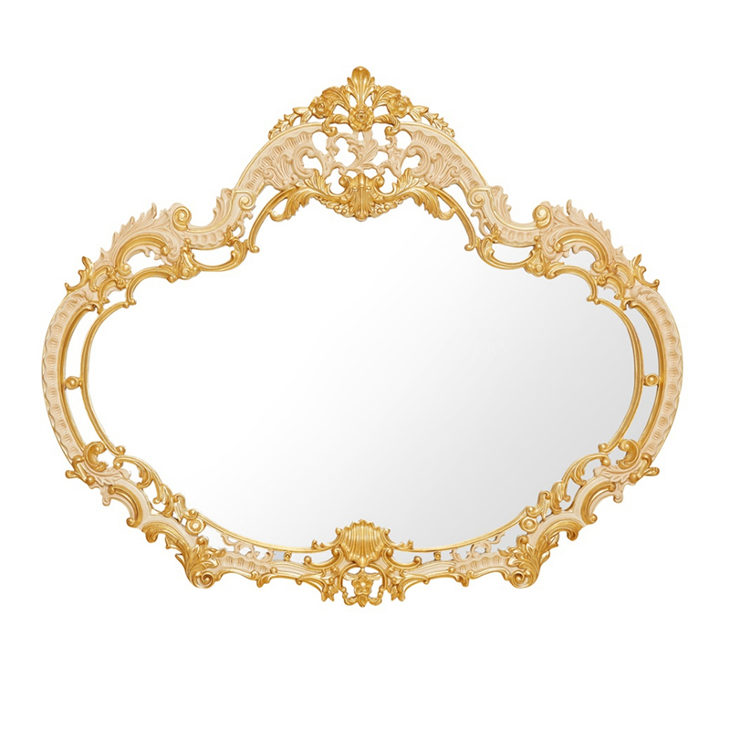 French Classic Entryway Mirror with Carved Wood Frame for Living Room Decor,EKAR FURNITURE CO.,LTD,French Classic Entryway Mirror with Carved Wood Frame for Living Room Decor,foshan furniture factory,custom Furniture factory,china furniture factory