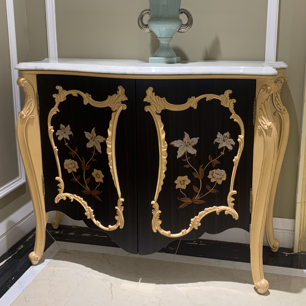 French Classic Entryway Cabinet Functional Foyer Storage,EKAR FURNITURE CO.,LTD,French Classic Entryway Cabinet Functional Foyer Storage,foshan furniture factory,custom Furniture factory,china furniture factory