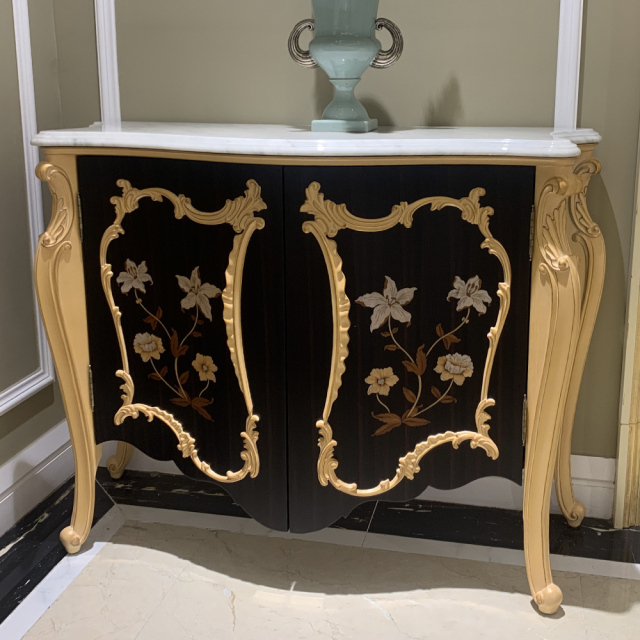 ,MY SHOP,French Classic Entryway Cabinet Functional Foyer Storage,foshan furniture factory,custom Furniture factory,china furniture factory
