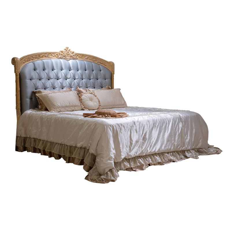 Wooden Super King Size Upholstered Bed,EKAR FURNITURE CO.,LTD,Wooden Super King Size Upholstered Bed - Ekar Furniture,foshan furniture factory,custom Furniture factory,china furniture factory