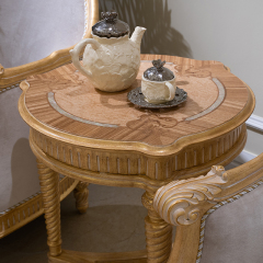 French Classic Carved Side Table with Solid Wood Base,EKAR FURNITURE CO.,LTD,French Classic Carved Side Table with Solid Wood Base,foshan furniture factory,custom Furniture factory,china furniture factory