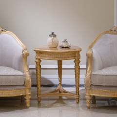 French Classic Carved Side Table with Solid Wood Base,EKAR FURNITURE CO.,LTD,French Classic Carved Side Table with Solid Wood Base,foshan furniture factory,custom Furniture factory,china furniture factory
