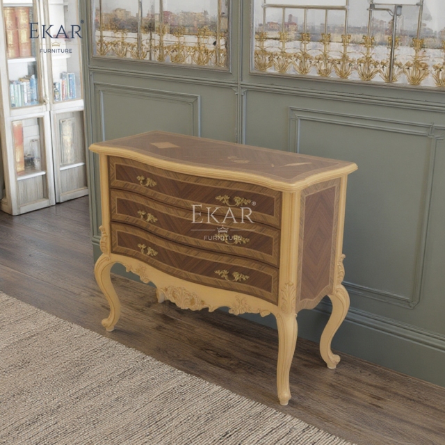 ,MY SHOP,French classical carved wood three-drawer sideboard,foshan furniture factory,custom Furniture factory,china furniture factory