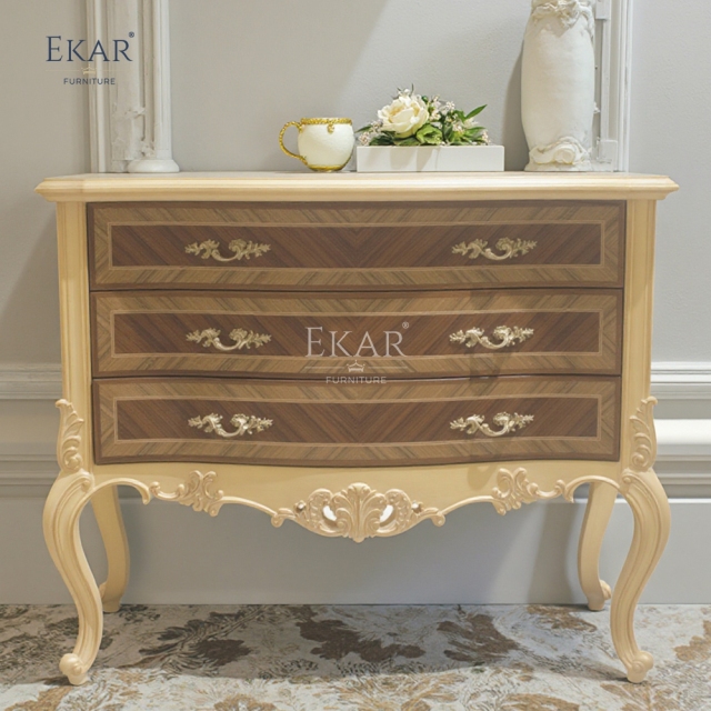 ,MY SHOP,French classical carved wood three-drawer sideboard,foshan furniture factory,custom Furniture factory,china furniture factory