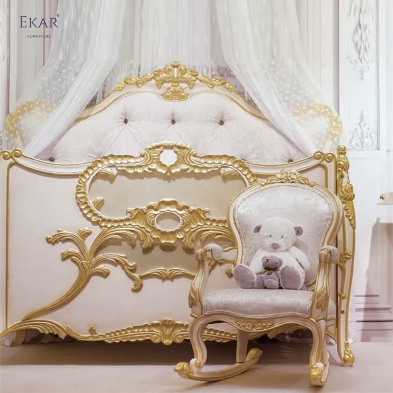 Modern Oscar Solid Wood Kids Bedroom Set Luxury Furniture for Home or Hotel,EKAR FURNITURE CO.,LTD,,foshan furniture factory,custom Furniture factory,china furniture factory