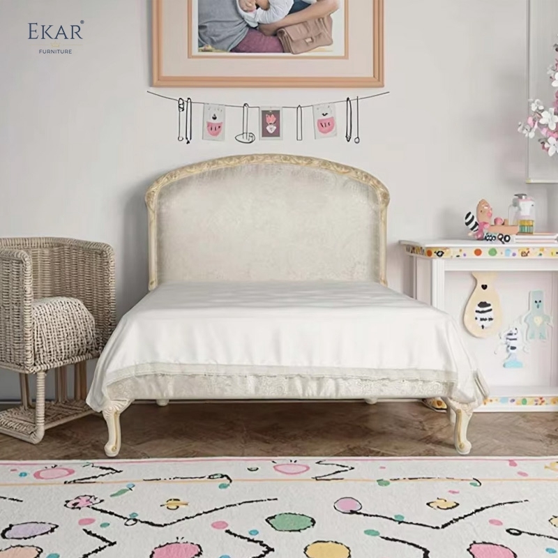 Modern Oscar Solid Wood Kids Bed - Luxury Children's Bed for Home or Hotel Use,EKAR FURNITURE CO.,LTD,,foshan furniture factory,custom Furniture factory,china furniture factory