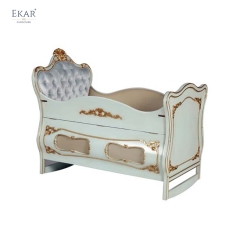 Mirabelle Mobile Children's Bed with Foldable Safety Guardrail - Adjustable Wheels for Hotels, Villas and Homes,EKAR FURNITURE CO.,LTD,,foshan furniture factory,custom Furniture factory,china furniture factory
