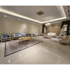 French Classic Solid Wood Sofa with Tufted Linen Upholstery,EKAR FURNITURE CO.,LTD,French Classic Solid Wood Sofa with Tufted Linen Upholstery,foshan furniture factory,custom Furniture factory,china furniture factory