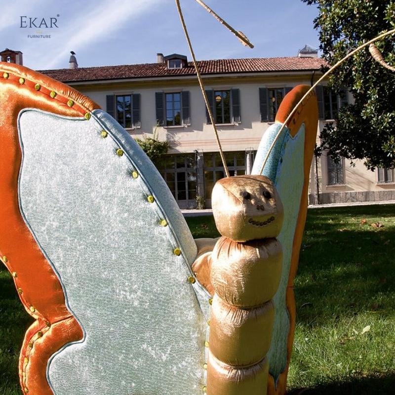 Butterfly Fantasy Kids Lounge Chair - Handcrafted Artisan Leisure Seat for Hotels, Villas & Playrooms WY509,EKAR FURNITURE CO.,LTD,,foshan furniture factory,custom Furniture factory,china furniture factory