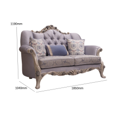 Gray classic carved flower corduroy sofa furniture set,EKAR FURNITURE CO.,LTD,Gray classic carved flower corduroy sofa furniture set  - Ekar Furniture,foshan furniture factory,custom Furniture factory,china furniture factory