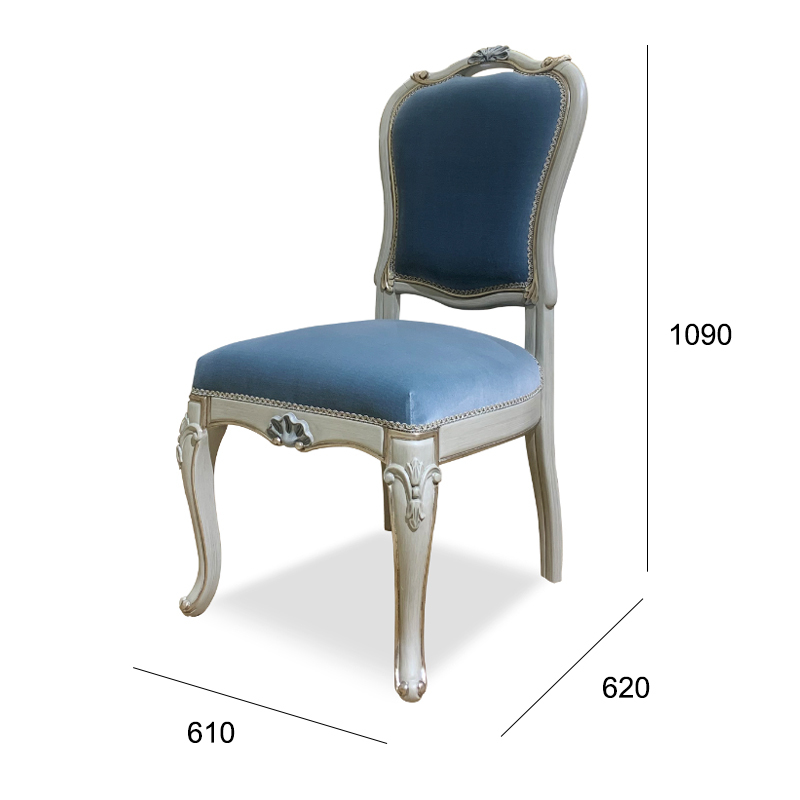 Elegant French Upholstered Dining Chair,EKAR FURNITURE CO.,LTD,Elegant French Upholstered Dining Chair,foshan furniture factory,custom Furniture factory,china furniture factory