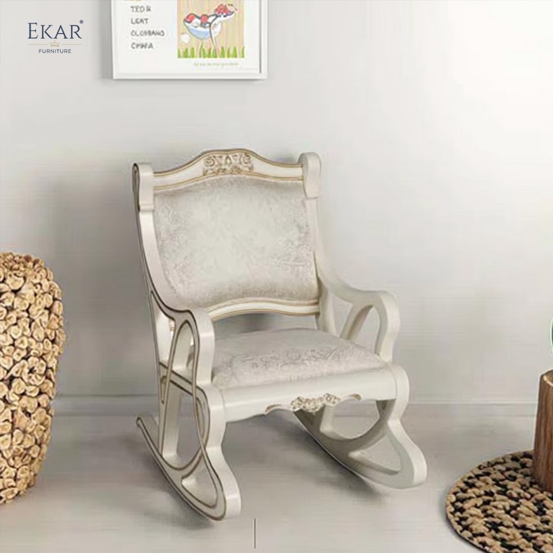 Whale-Shaped Kids Rocking Chair - Solid Wood Commercial-Grade Rocker for Luxury Villas &amp; Hotels,EKAR FURNITURE CO.,LTD,,foshan furniture factory,custom Furniture factory,china furniture factory