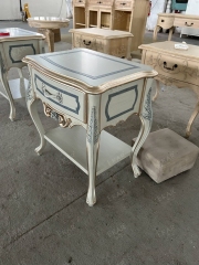 Antique Ivory White Elegant Nightstand,EKAR FURNITURE CO.,LTD,,foshan furniture factory,custom Furniture factory,china furniture factory